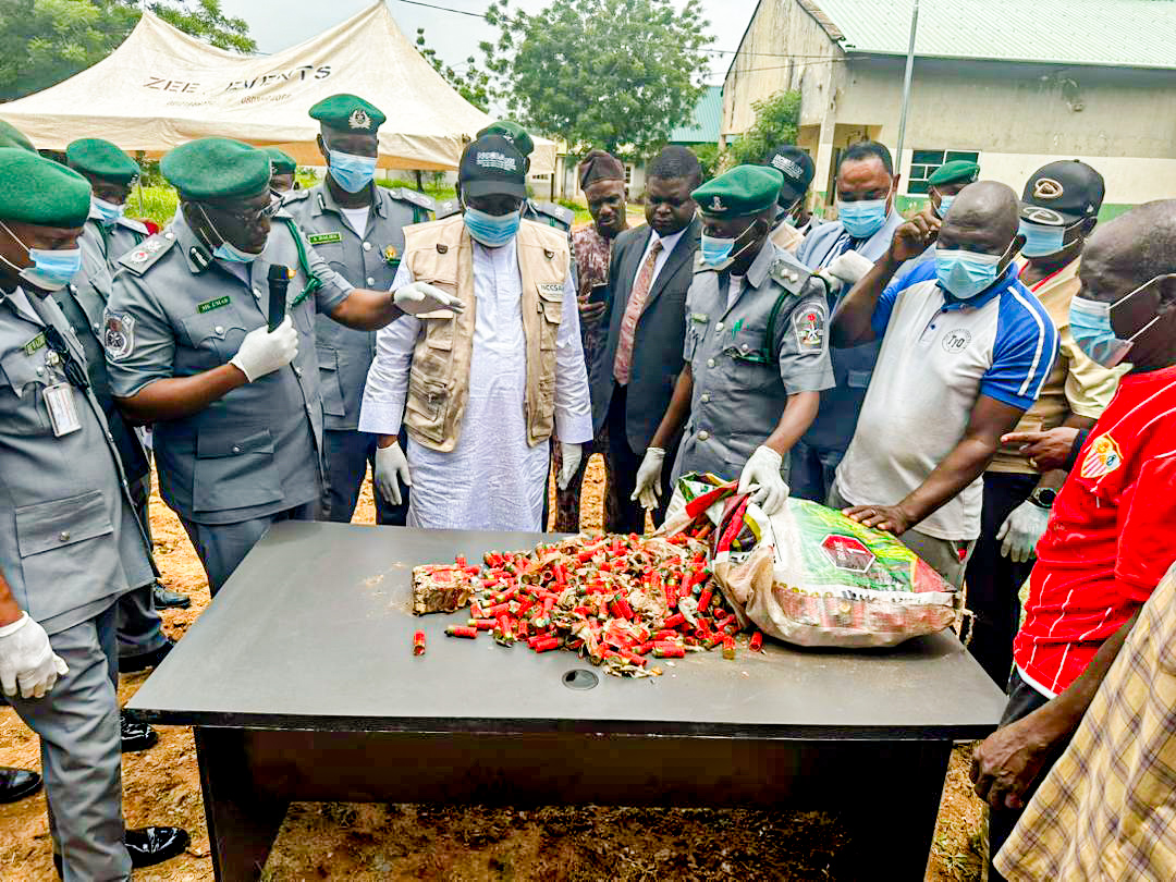 Customs Hand Over 189,000 Cartridge to NCCSALW in Minna