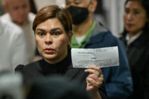 Philippine VP Duterte posts bail over ‘grave threats’ against Marcos